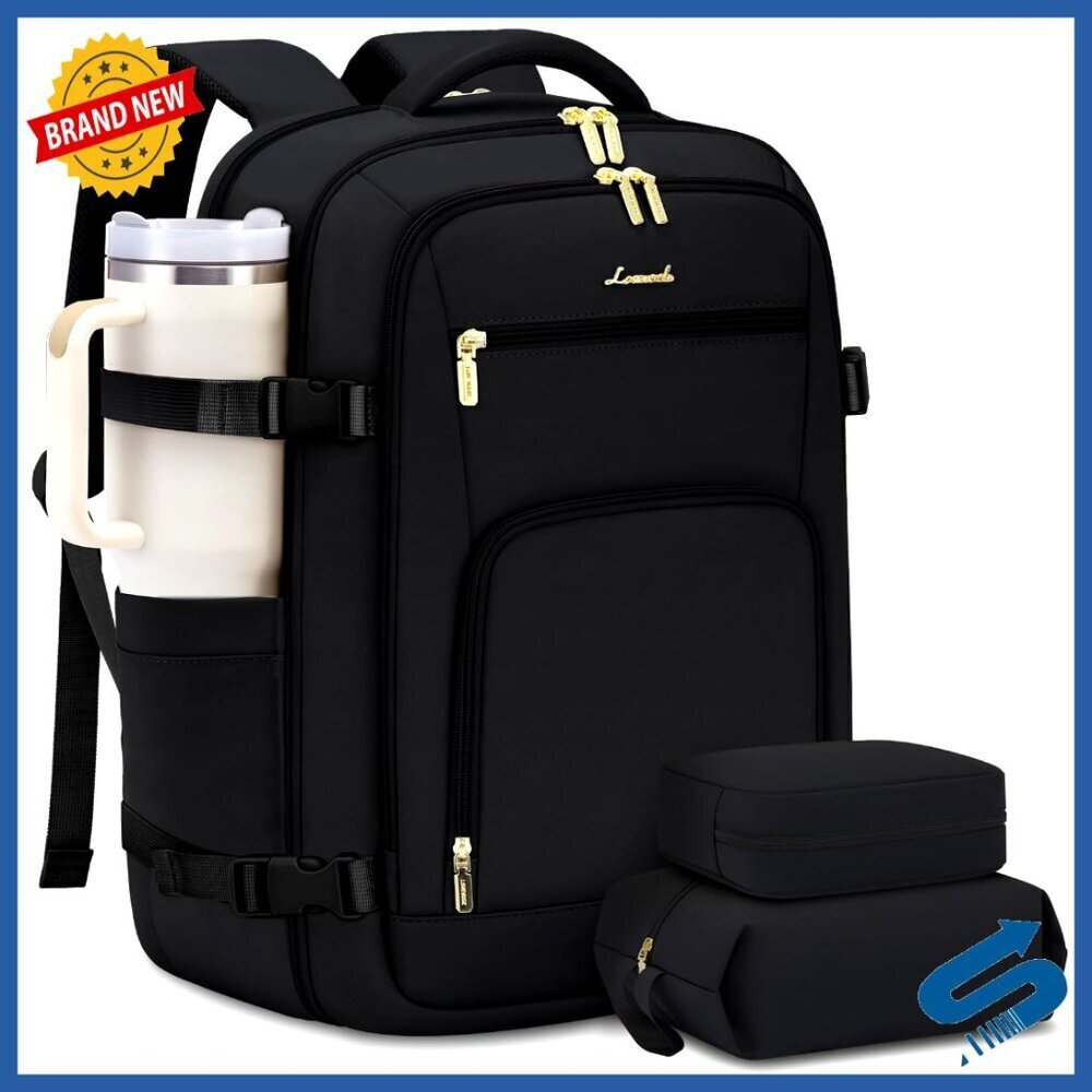 Travel Backpack 40L Flight Approved Laptop Daypack Weekender Overnight Carry On